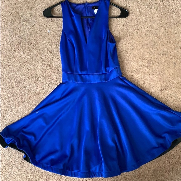 Blue Skater B Darlin Dress - Picture 2 of 4